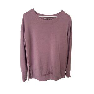 Athleta Oversized Pink Purple Sweatshirt